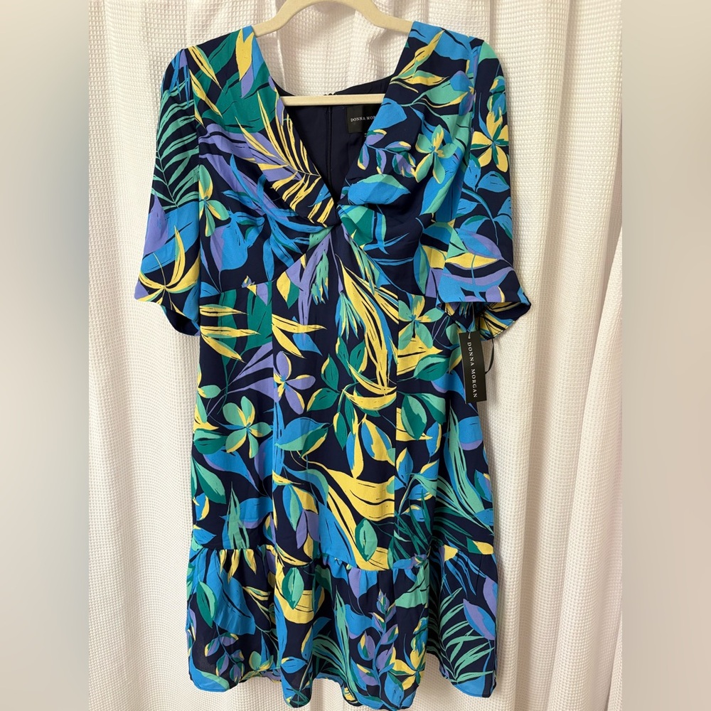 Donna Morgan Multicolor Floral Dress
